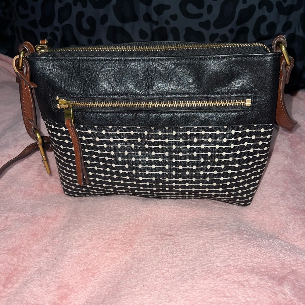 Fossil Black and Brown Women's Bag